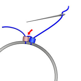 Brick Stitch Hoop Instructions